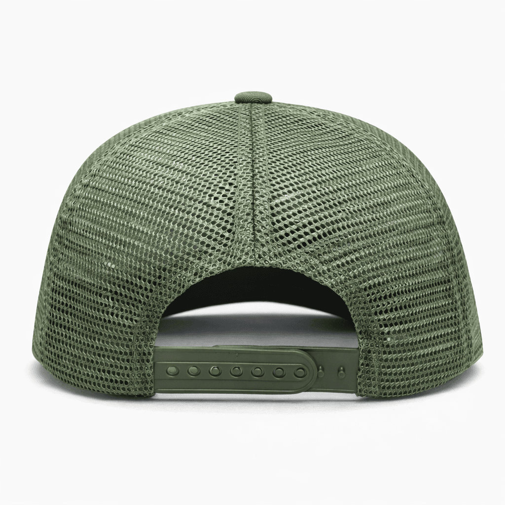 Gorra Trucker con Parche en Cuero Pirograbado Rooster 97 alternate