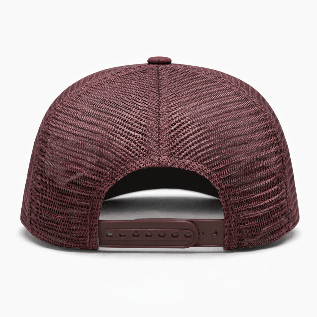 Gorra Trucker Terracota con Parche en Cuero Pirograbado Doma alternate